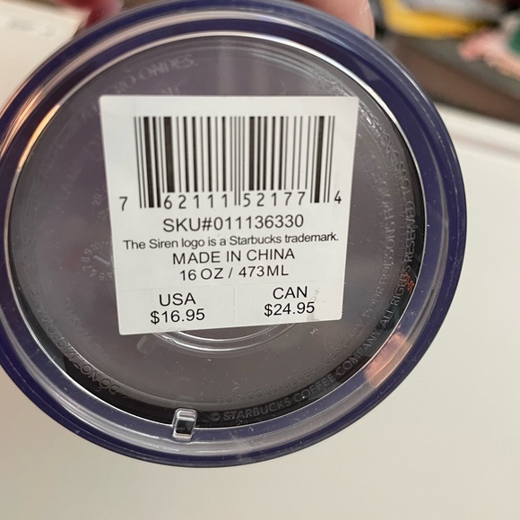 NWT Starbucks glow in the dark Halloween tumbler - Picture 4 of 6